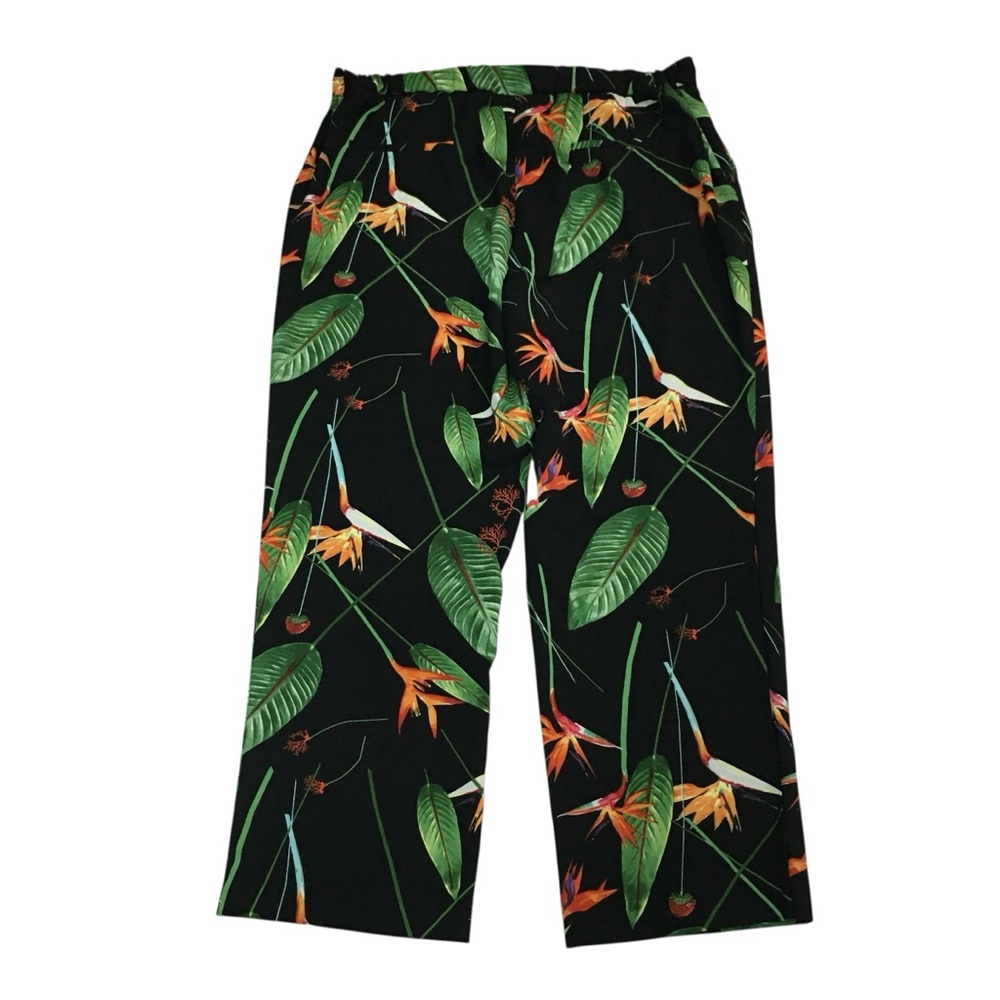 Cynthia Rowley (31x25) Tropical Print Cropped Pants - Women’s 10 - Picture 7 of 12